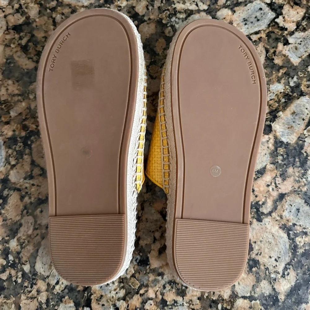 Tory Burch- Selby two Band Espadrille Slides